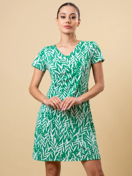 Ladies "V" Neck Dress