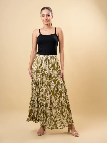 Printed Cotton Skirt
