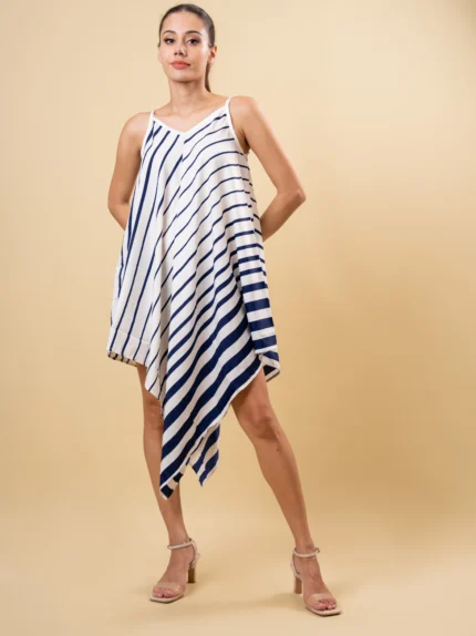 Asymmetric Cotton Dress