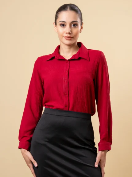 Ladies Long Sleeve Formal Top