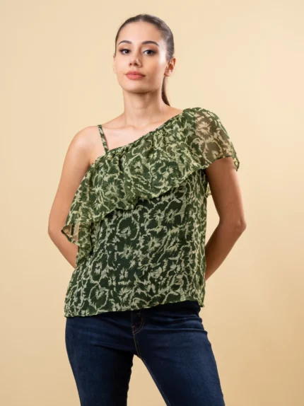 Offshoulder Viscose Top